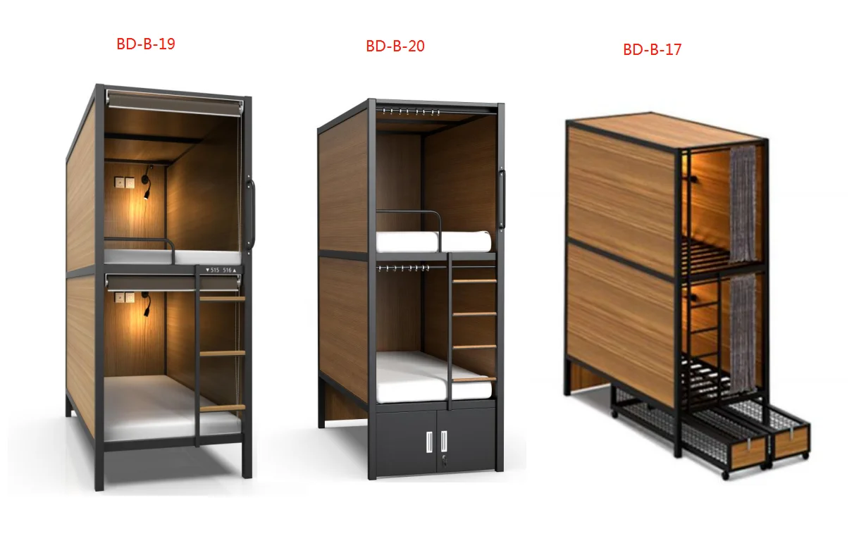 Capsule Hotel Bunk Bed Sleeping Pod Capsule Bed Capsule Pod Cabin