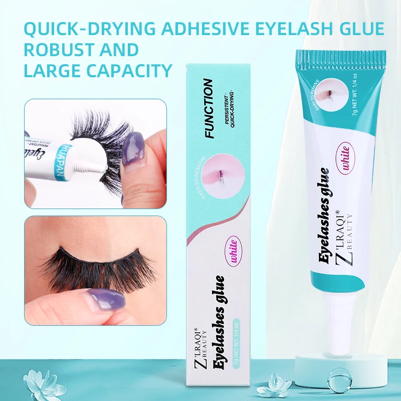 Glue Lashes with Toothpaste case and Glue Strip Glue Water Based Black