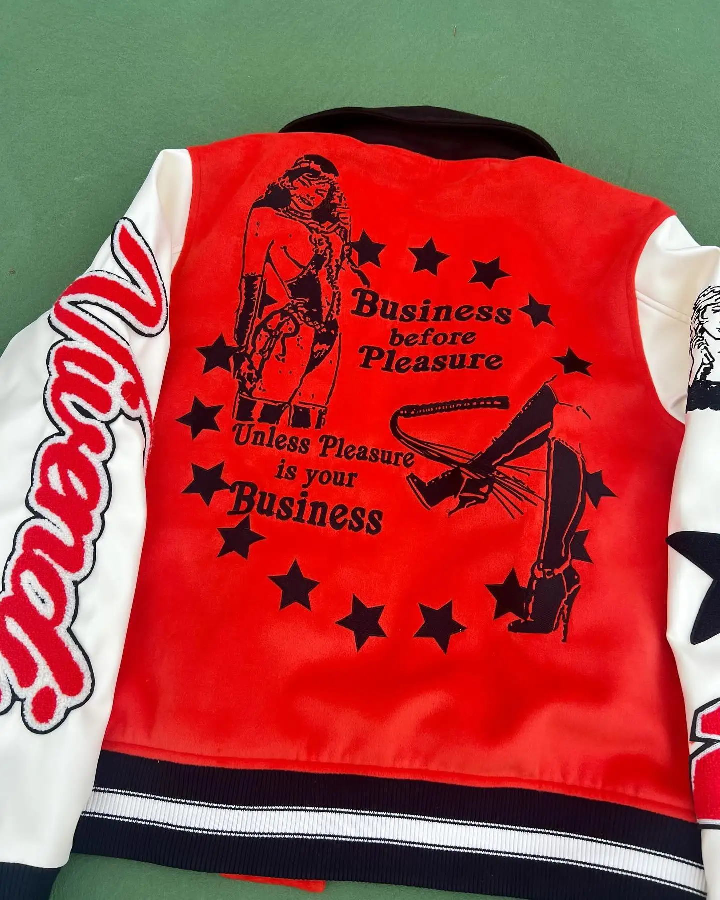 100% wool baseball jacket Custom unisex university college letterman varsity jackets for men_voghion.com