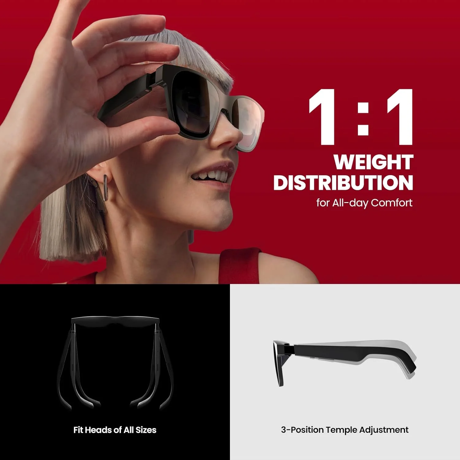 XREAL Nreal Air 2 Pro - Portable AR Glasses for Private Cinema