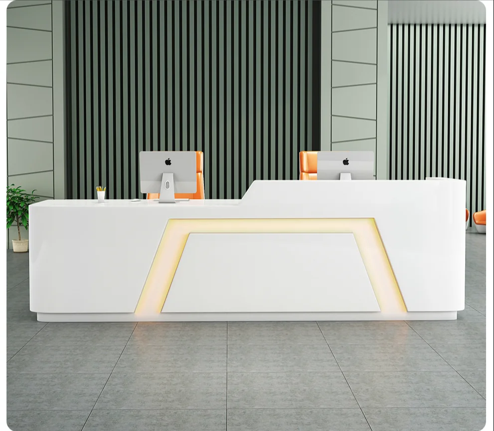 Qtz30 Modern Front Office Reception Desks Fashion Design Hotel Beauty