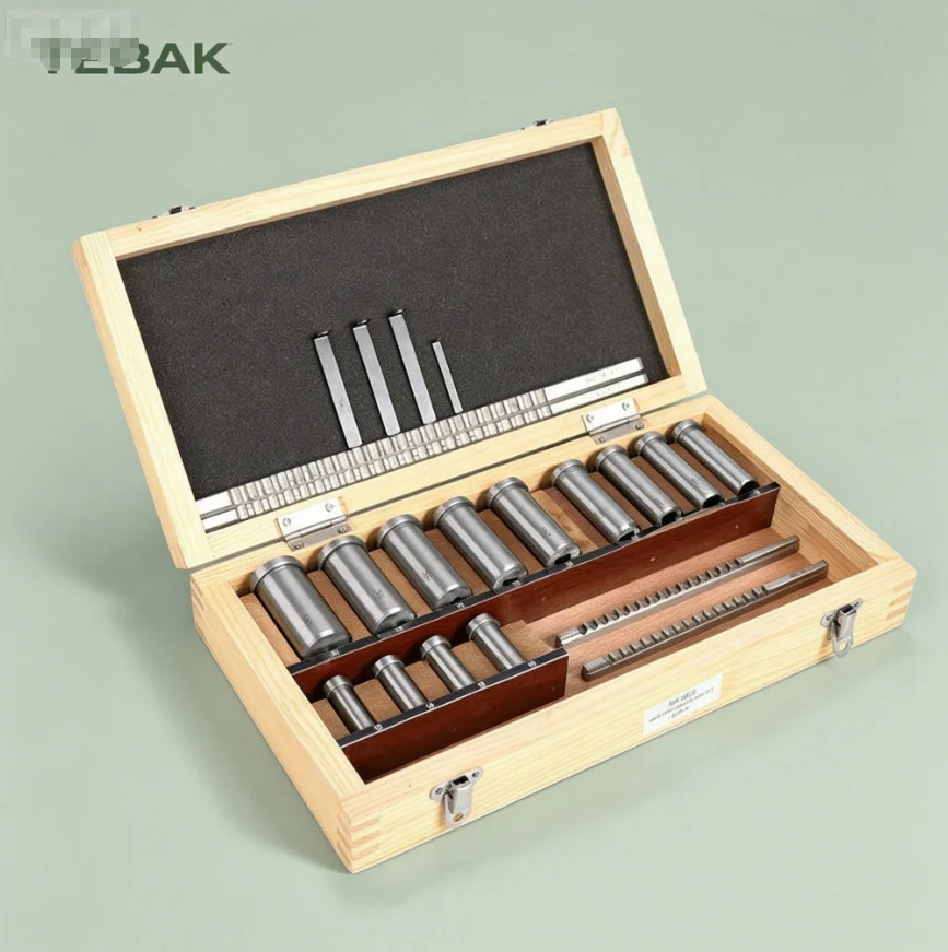 TEBAK Precision HSS Metric Keyway Broach Sets | Custom Lathe Broaching Tools with Matching Shims