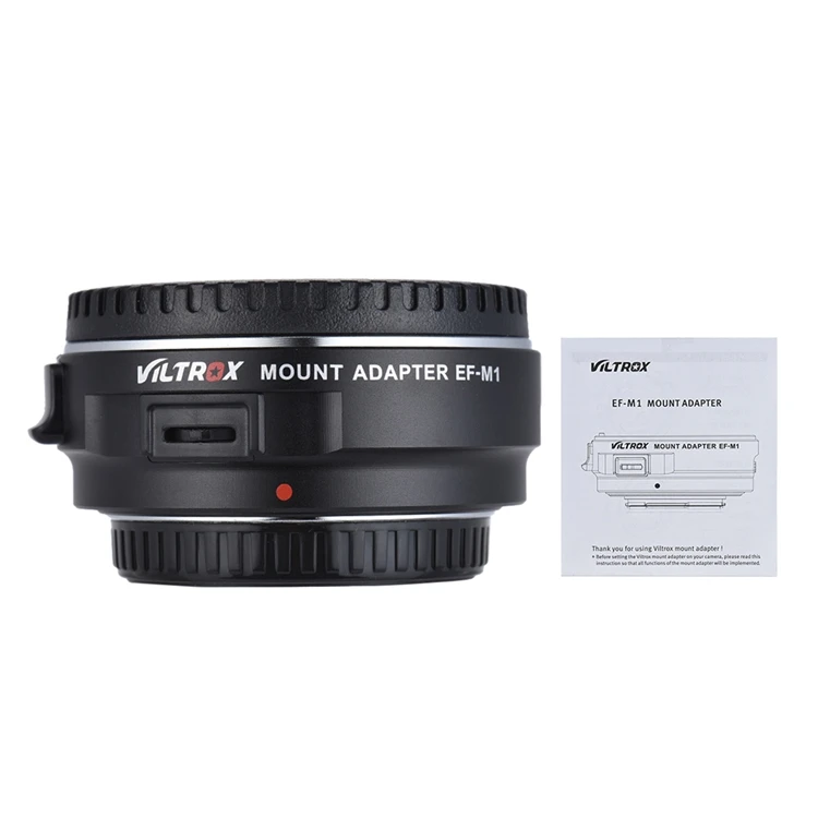 Viltrox EF-M1 Lens Adapter Ring Mount AF Auto Focus for Canon EF/EF-S Lens to M4/3 Micro Four Thirds Camera