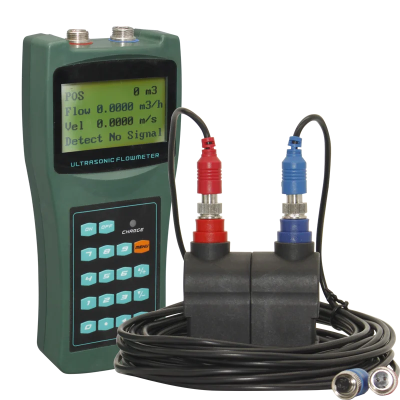 Handheld Portable Ultrasonic Water Flow Meter Stainless Steel OEM Customizable Ready to Ship