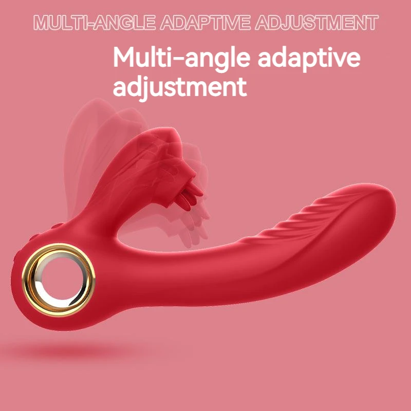 Multi-Frequency Tongue Licking Vibrator - Handheld Clitoral G-Spot Stimulator, 100% Waterproof, APP Remote Control, Silicone Multi-Frequency Tongue Licking Vibrator - Handheld Clitoral G-Spot Stimulator, 100% Waterproof, APP Remote Control, Silicone