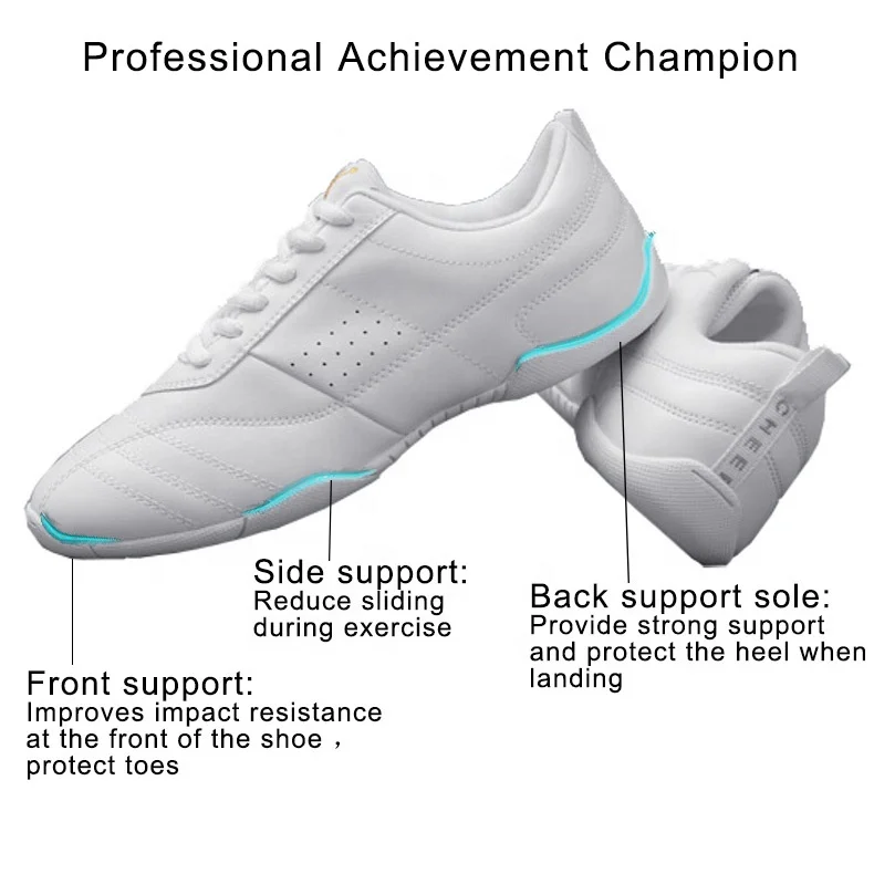 Custom Women's Dance Shoes, White/Black Fitness