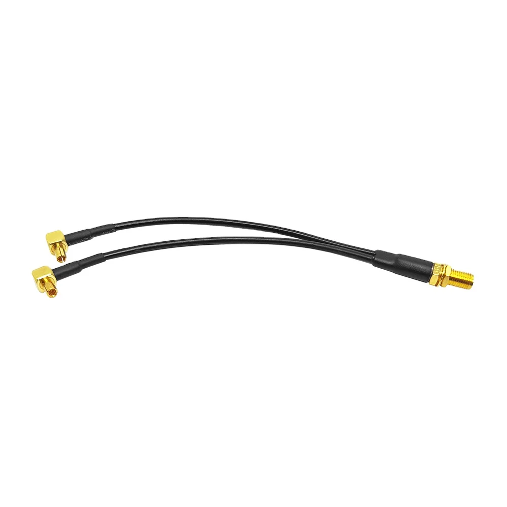 Factory Supply SMA Female Jack to TS9 Double Straight RG174 Jumper Cable Assembly Pigtail
