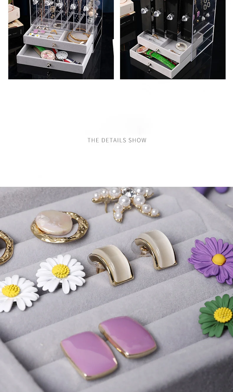 Wholesale Necklace Display Stand Ring Earring Holder Bracelet Storage