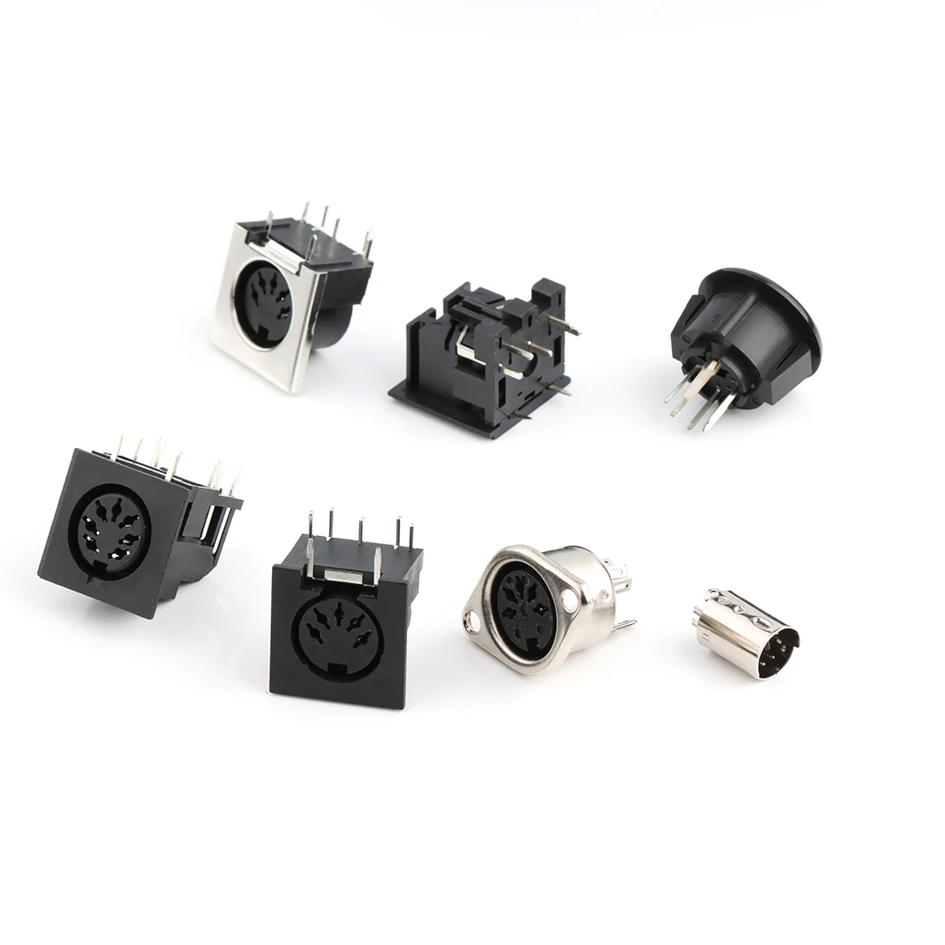 Male Female Din Socket Connector 2/3/4/5/6/7/8/9/10/11/12/13 Pins Din ...