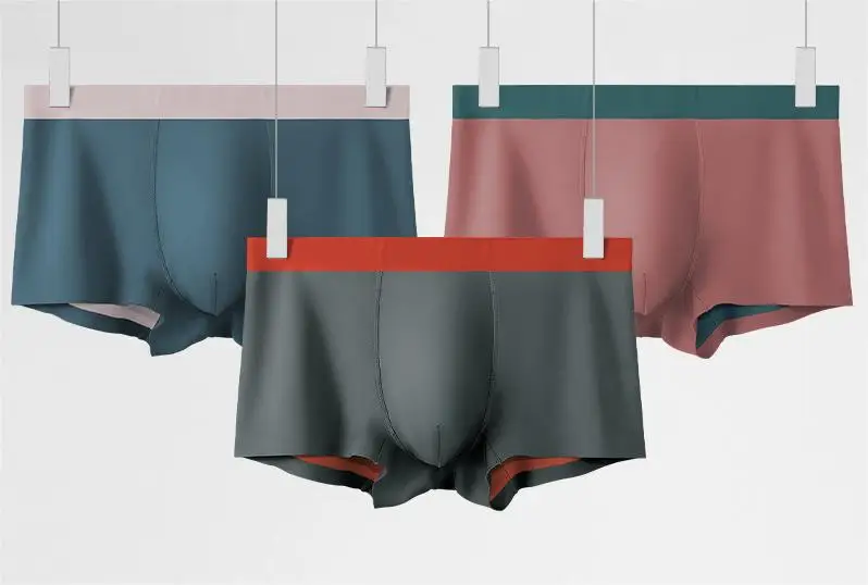 Young Men's Boxers Wholesale Custom Printed Logo Mens Underwear Cotton