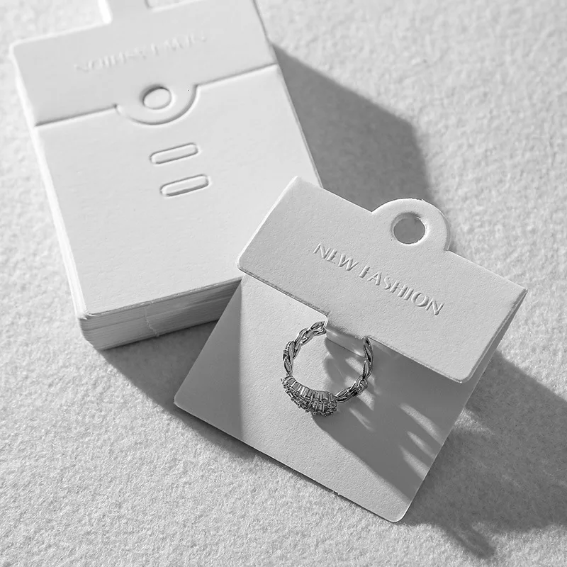 product eco friendly custom cardboard paper earring card jewelry necklace display storage packaging card-1