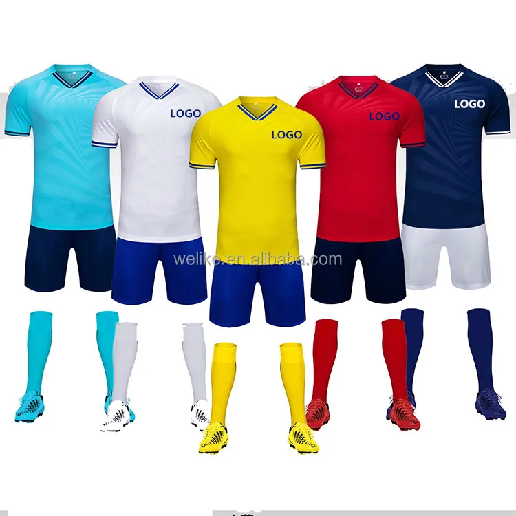 Source Purple Wholesale cheap football soccer uniforms custom team best  cheap soccer jerseys on m.