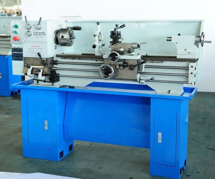 CZ1337G China Hot Sale Gear Driven Metal Working Mini Mesin Bubut Torno Tools Turning Lathe Table Lathe Machine for Hobby