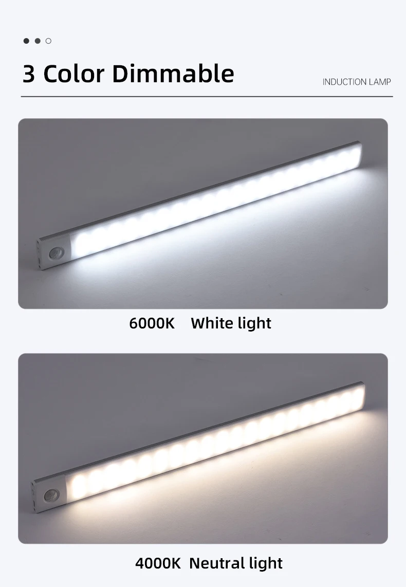 product ultra thin indoor lighting bottom luminous kitchen cabinet closet lights led motion sensor light-43