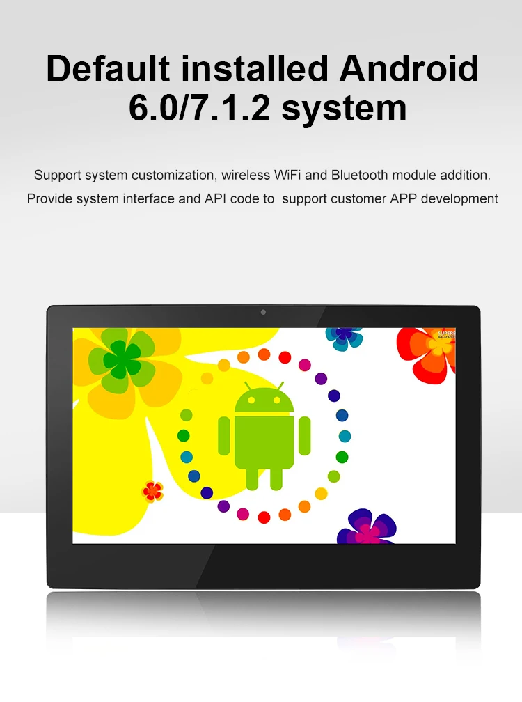 18" 18.5" Desktop Computer Industrial AIO Tablet Pure Flat Panel RK3288 Integrated Android PCAP Touch All in One PC