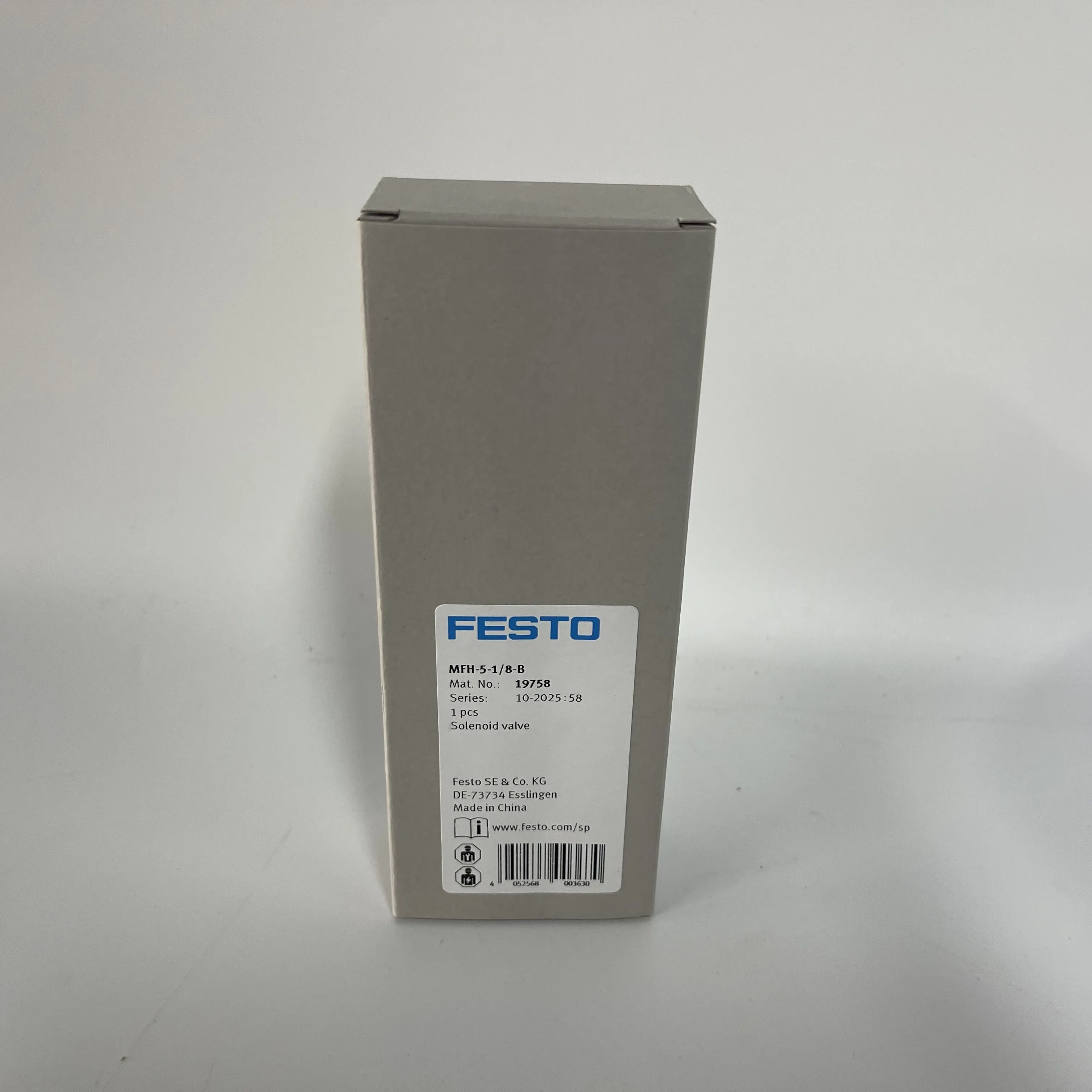 FESTO Solenoid Valve MFH-5-1/8-B 19758