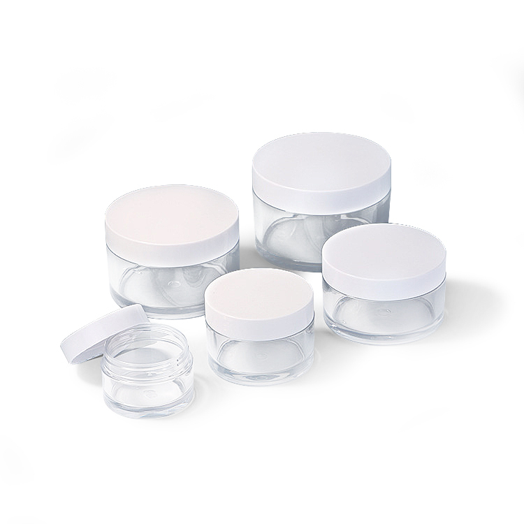 Hot Selling Pet Plastic Cream Bottle Wide Mouth Cream Sub-bottle 30/50ml Cosmetic Packaging Jar