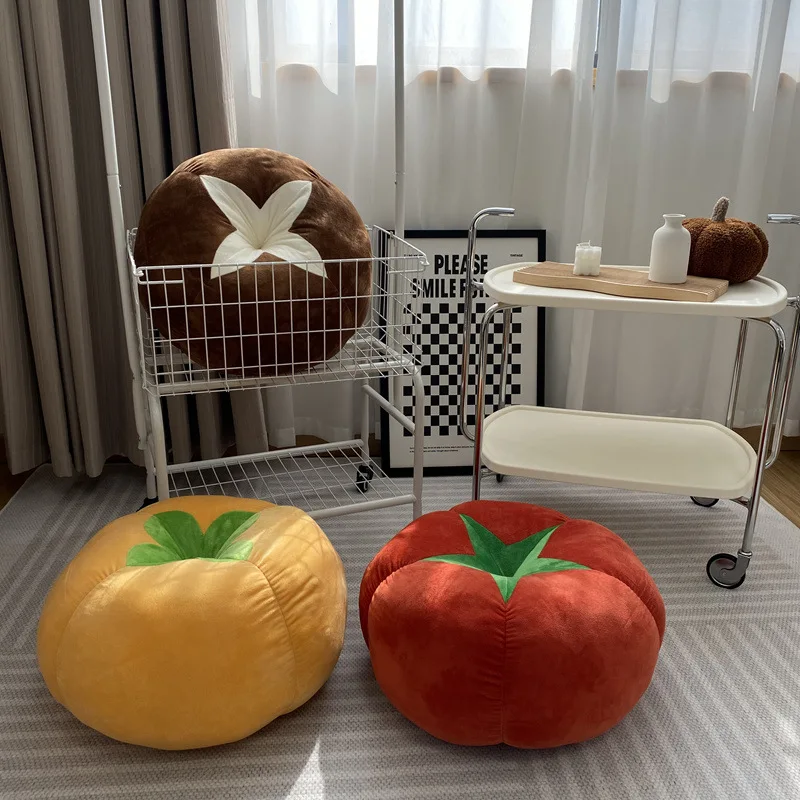 AOYATEX Round pillow bay window tatami floor thick butt mat vegetable mushroom persimmon cushion