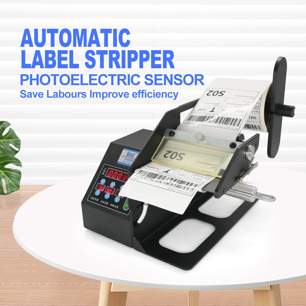 Automatic Sticker  Dispenser  Machine Barcode Paper Label Paper Dispenser Label Stripper Machine