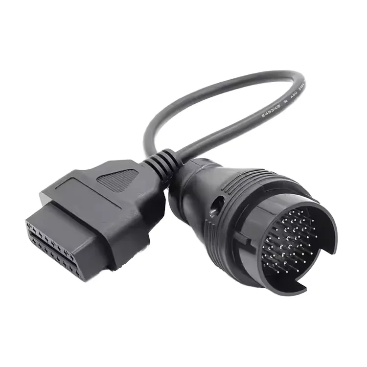 OBD2 Adapter Mercedes Benz 38Pin to 16Pin Diagnostic Cable for Sprinter Iveco Volvo Truck Motorcycle Code Reader