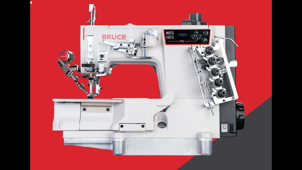 Bruce P5 Flat Lock Sewing Machine Energy Saving Coverstitch Interlock Machines