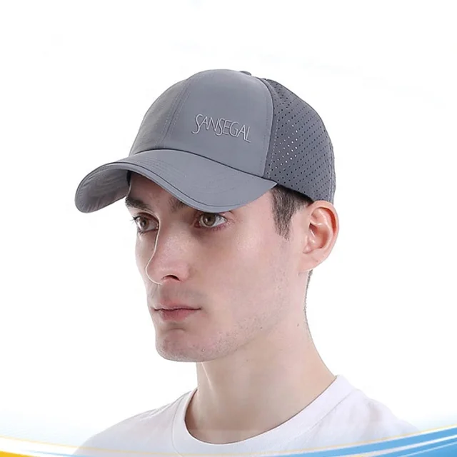 China OEM Factory Custom Plain color sports mesh back baseball cap with logo