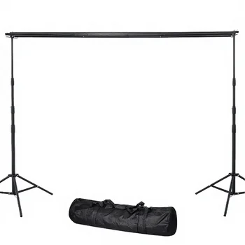 BEIYANG Adjustable 10x10ft Three-Axis ABS Background Stand with Private Mold Portable Bag for Studio Party Wedding Photography detail image