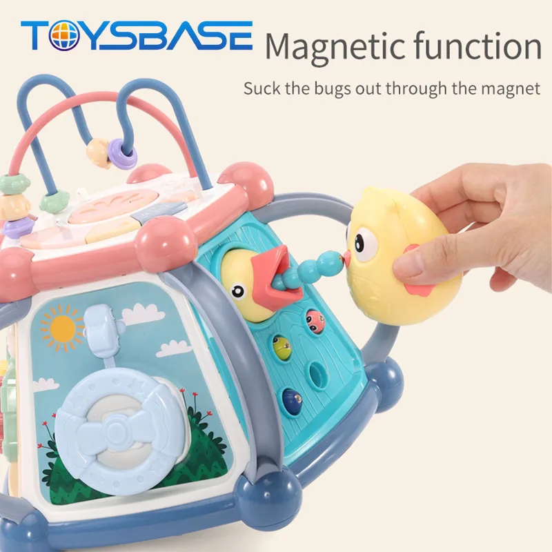 Educational Musical Activity Cube Toy Baby 7 in 1 Box Learning Toy