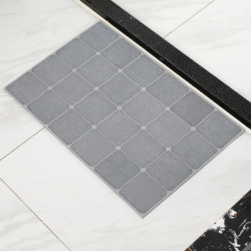 Stone Bath Mat Custom Diatomaceous Earth Shower Mat Slab Magic Bathroom