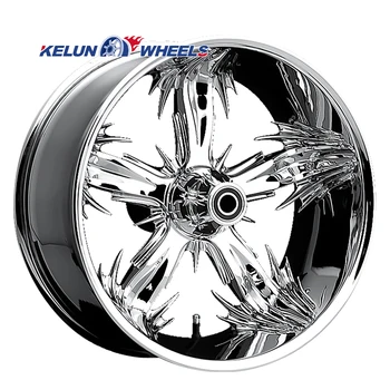 Personality Polished 22-30 Inch Custom forgiato wheels Alloy Rims Forged