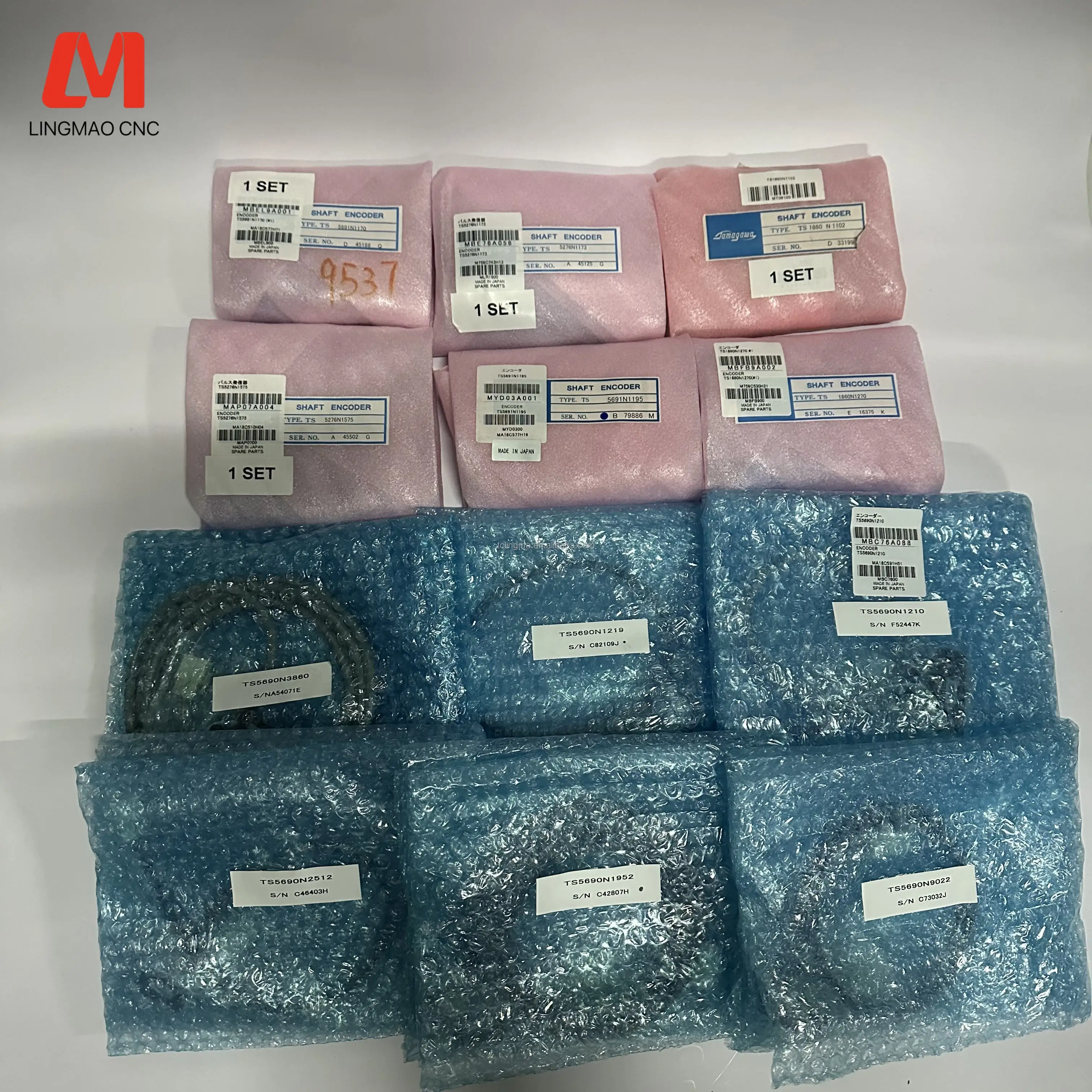TS5276N1191 Orijinal Yeni Mitsubishi Şaft Enkoderi Paslanmaz Çelik