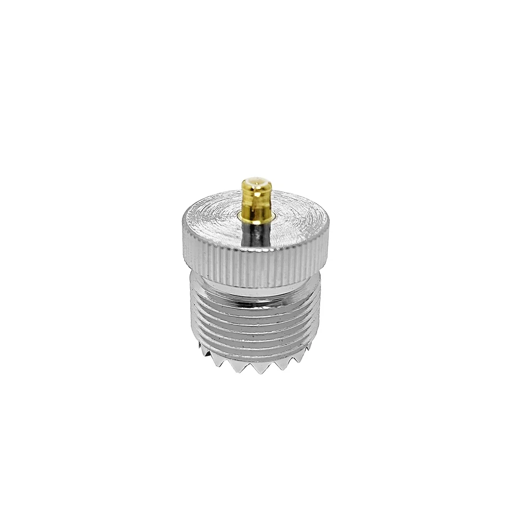 Adaptator Coaxialis Directus RF: UHF Iunctura Femina ad MCX Conector Masculus pro Applicationibus RF