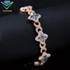 Marquesa oro rosa-azul