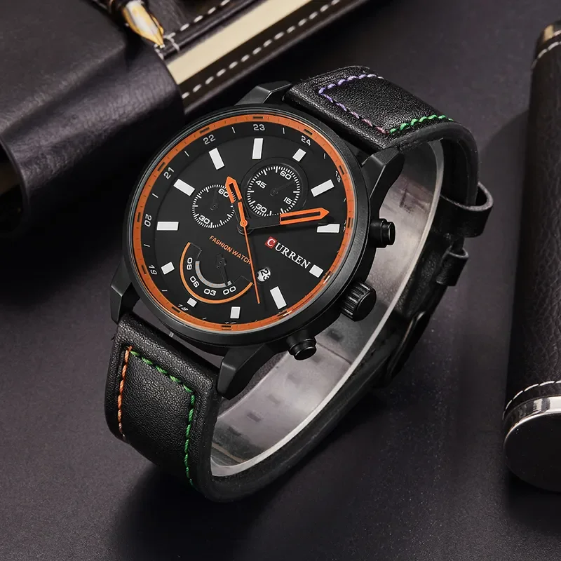 Curren Watches Men Brand Quartz Watch Fashion Sport