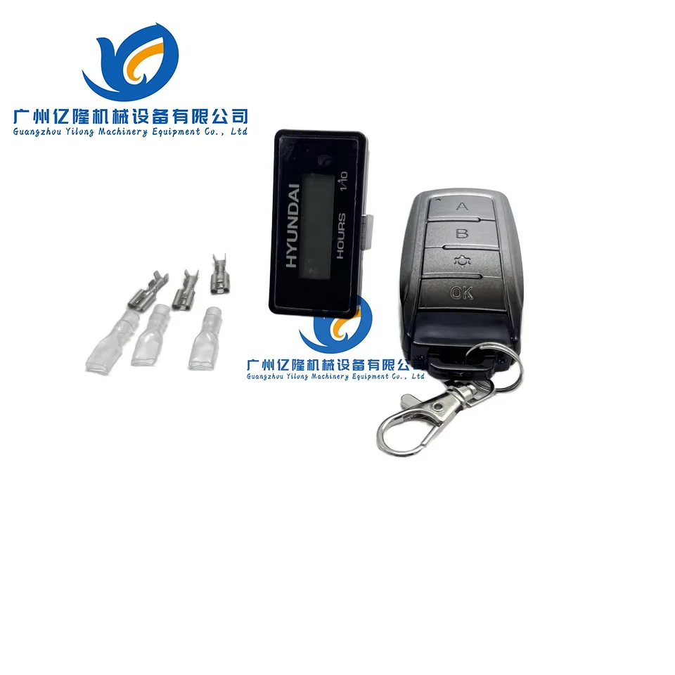 Hour Meter for Hyundai GM Machines Hour Meter With Remote Control for Excavator Construction Parts