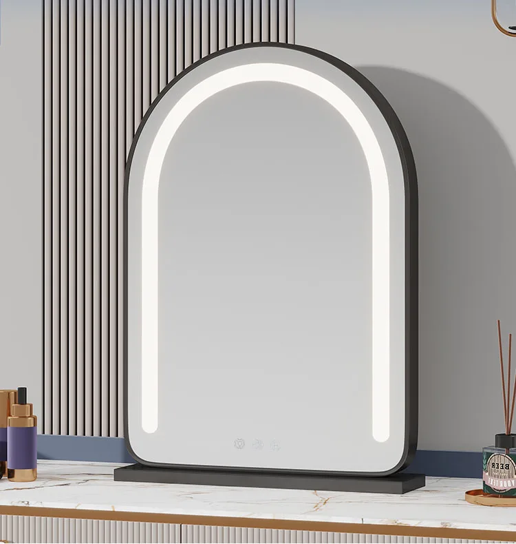 LED Makeup Mirror with Adjustable Brightness and USB Powered in 40*62cm 50*72cm 60*82cm Sizes 2