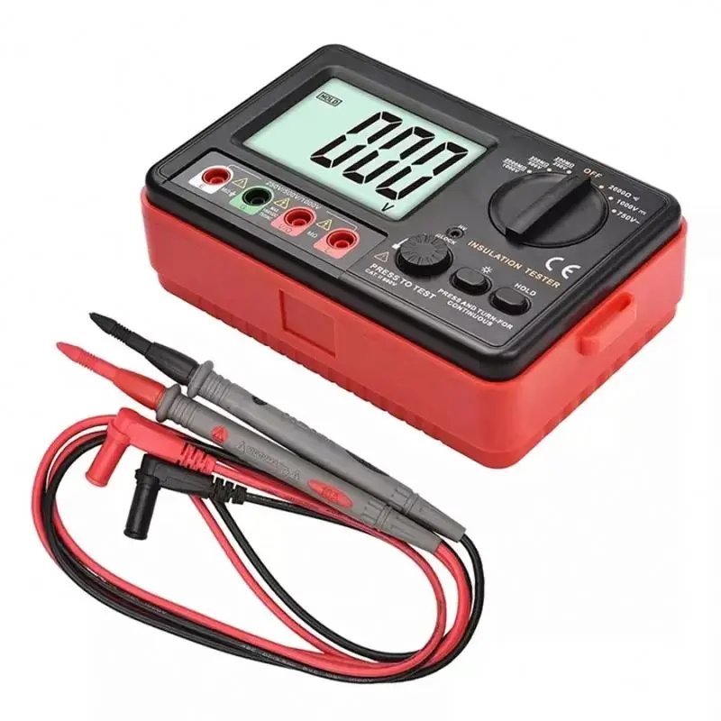 Megohmetre Numerique Vc60b Testeur De Résistance D'isolation Numérique VC60B - Méga-ohmmètre, Pour électriciens, Marque VICI Appareil De Mesure électricien Vicí
