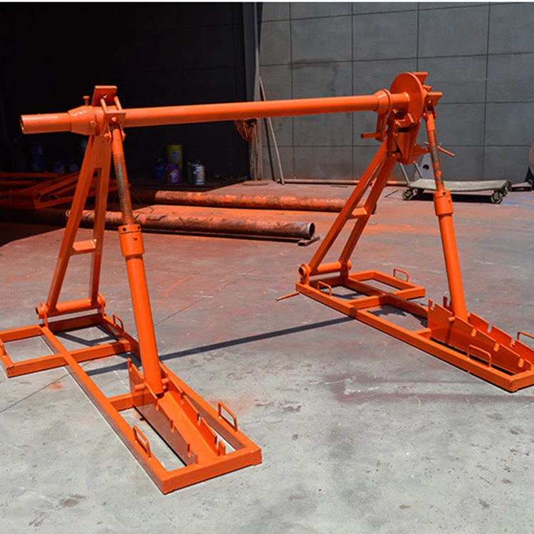 Large Cable Tray Wire Reel Jack Stand Payoff Stand Cable Drum Lifting