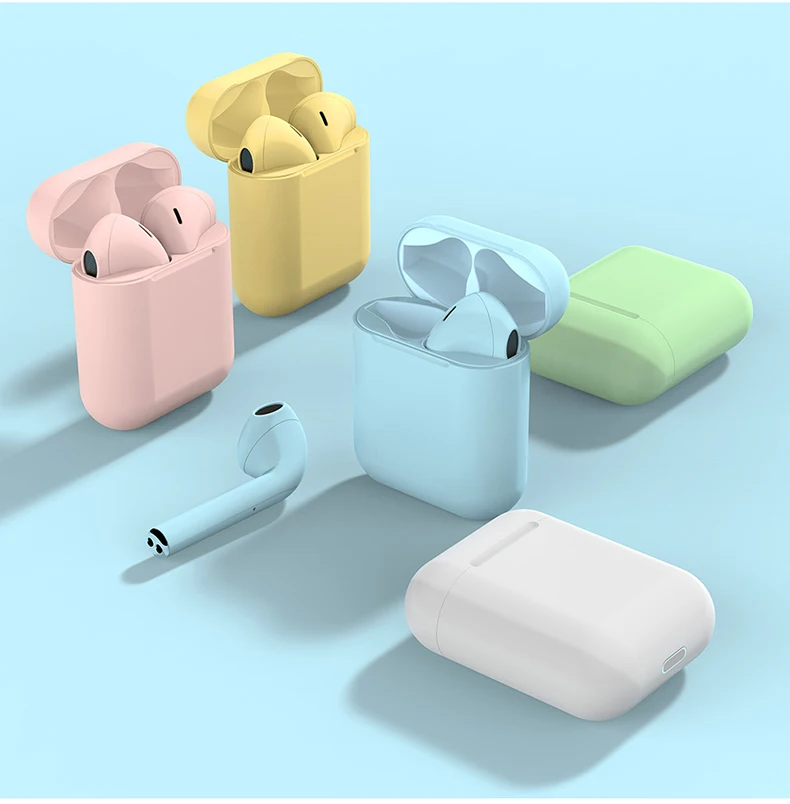 2022 i 12 tws aptalac bluetooth беспроводные наушники V5.0 Macaron Inpods i11 I12 наушники-вкладыши far