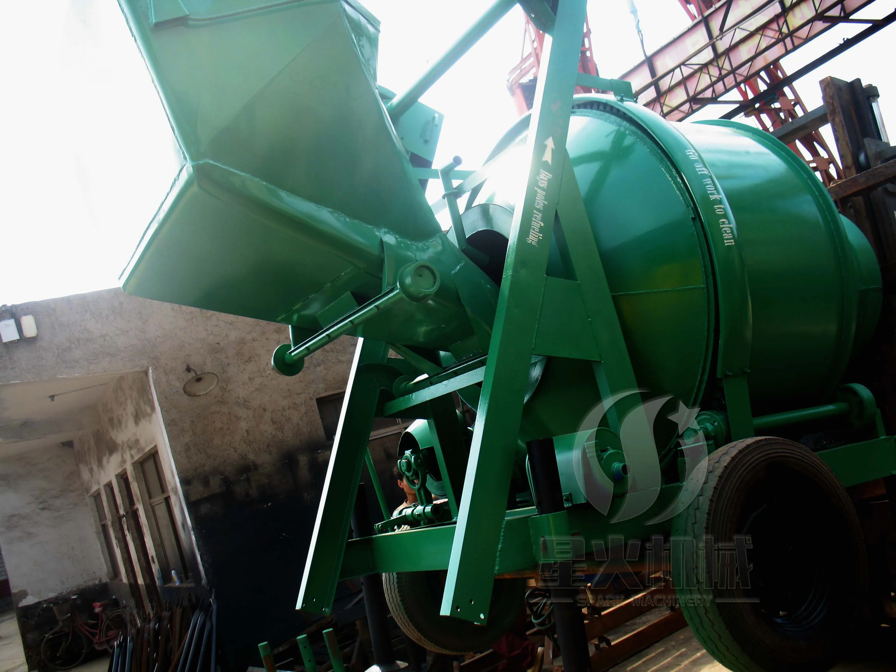 Concrete Mixer Drum Mixer 250L - High Efficiency & Durable