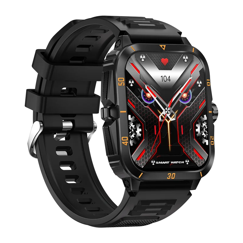 New Arrival Sport Smartwatch KT71 Blood Oxygen Heart Rate Smart Bracelet  3Atm Waterproof Fitness Smart Watch for Android Ios