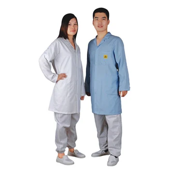 antistatic clothing ESD smock for cleaning room sms factory clothing standard 3/4 antistatic smock
