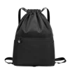Sac à cordon en nylon léger noir