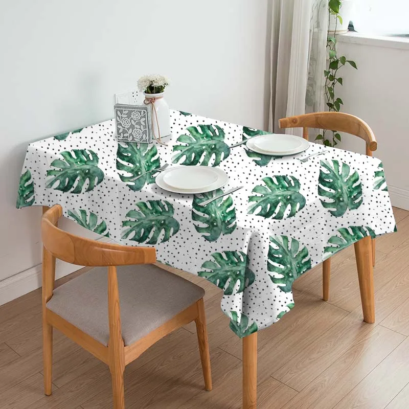 Высококачественная скатерть из 100% хлопка с принтом индивидуальным