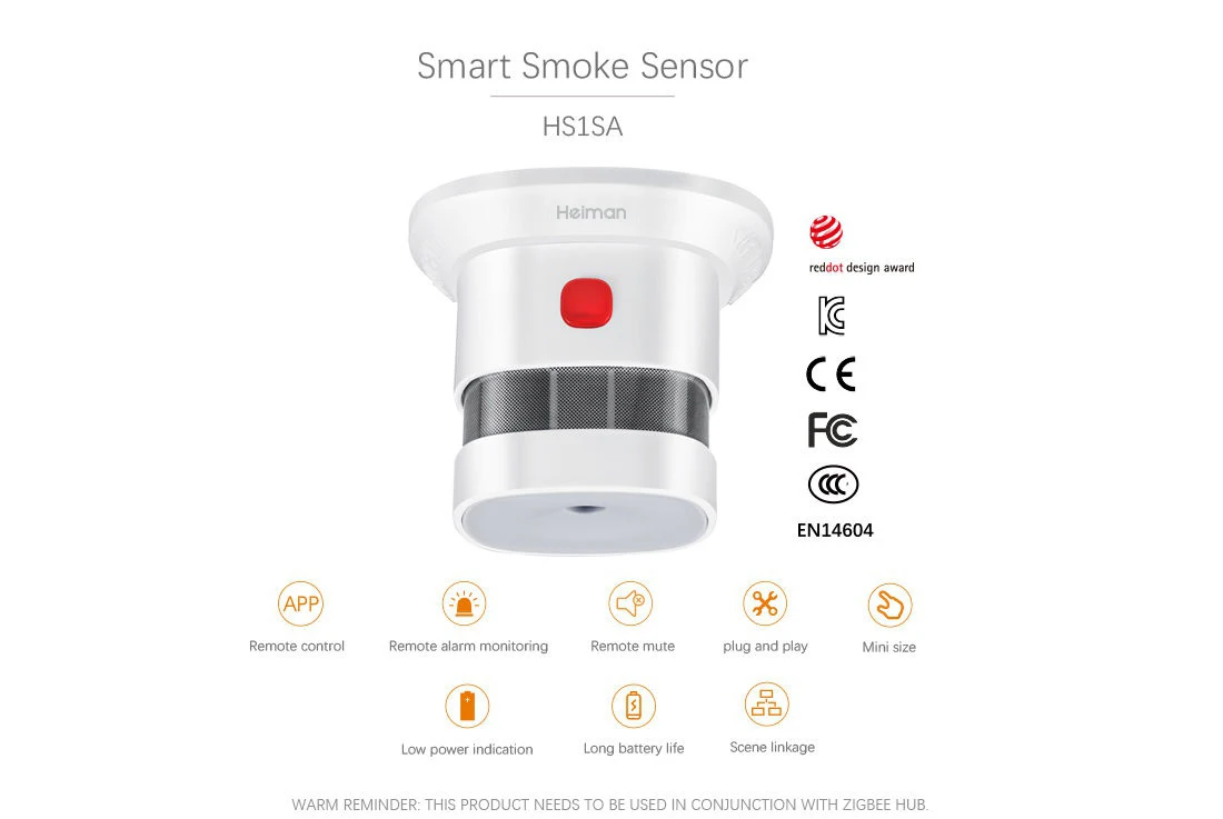 Wholesale Smoke Detector Smart Zigbee Smoke Alarm Smoke Detector Tuya