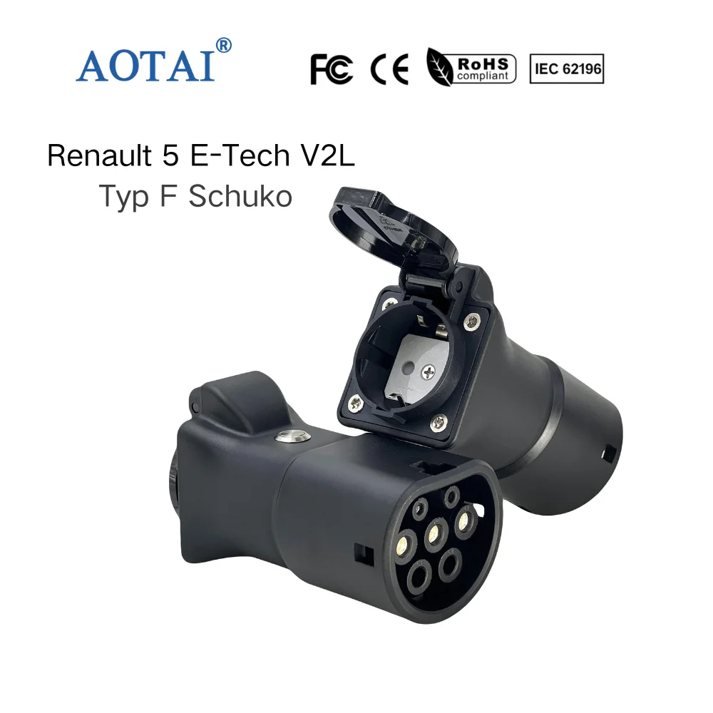Adaptateur AOTAI Véhicule vers Charge V2L pour Renault CE Certification TUV