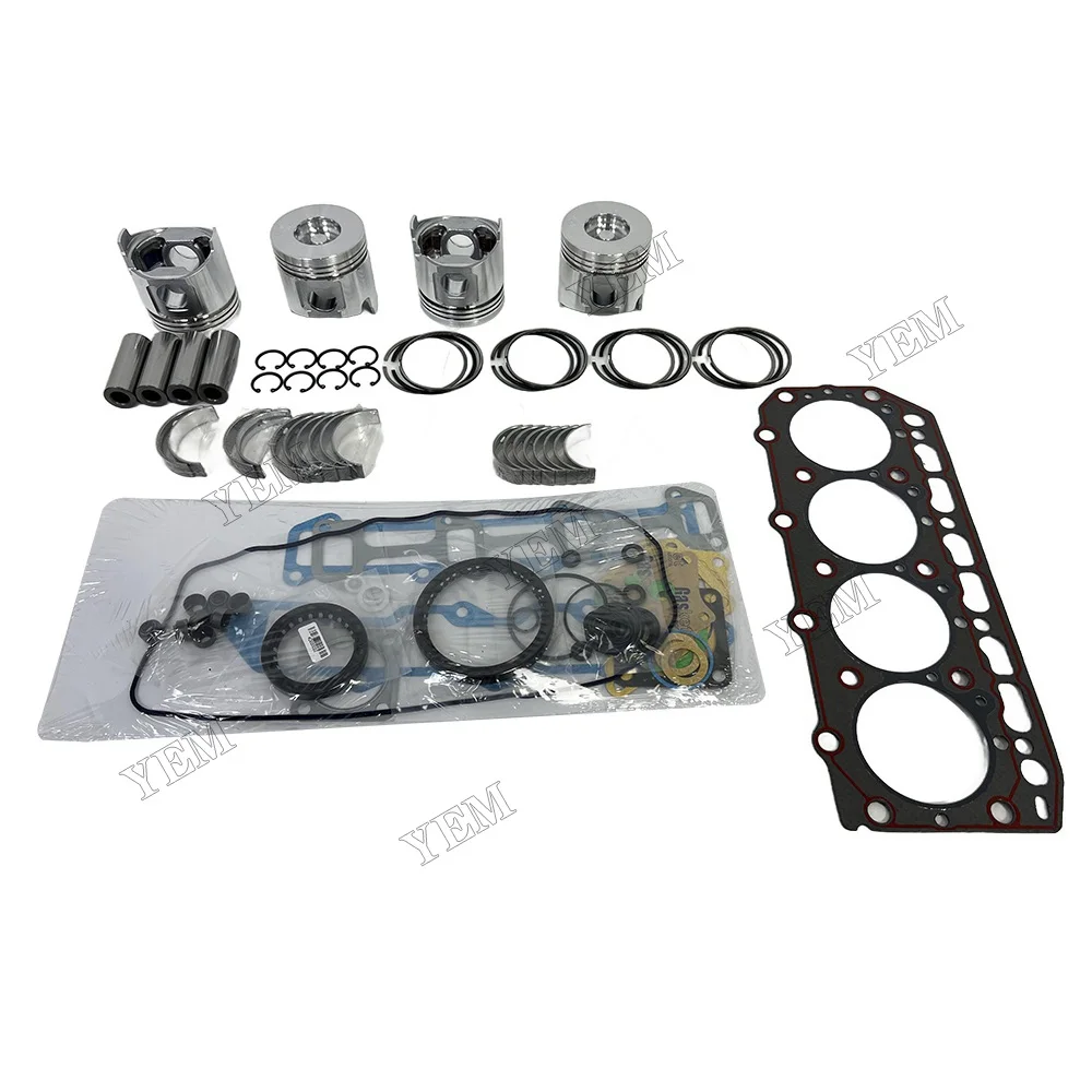TK486E Overhaul Rebuild Kit Piston Ring Gasket for Thermo King TK4.86E Engine