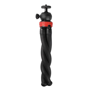 Multifunctional Mini Selfie Stick Flexible Octopus Phone Holder for Camera Tripod Live Support Video Watching Aluminium Material detail image