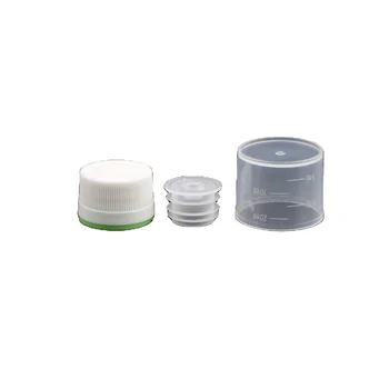 28mm 28/410 Te Tamper Evident Cap With Hole Syringe Plug Dosage Cup ...