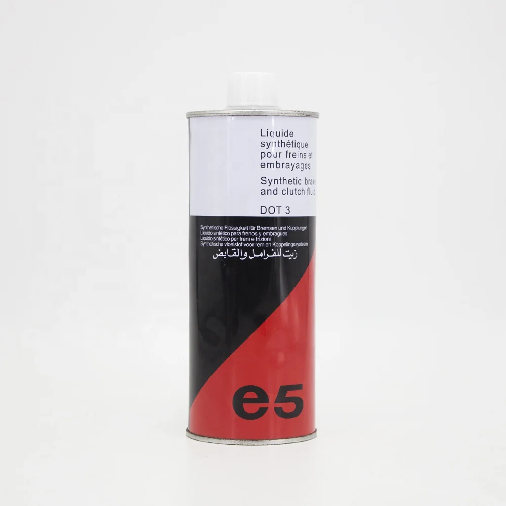 Bendix Brake Fluid Can 485ml Dot3 Metal Tin Can